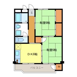 見福ニューハイツの物件間取画像